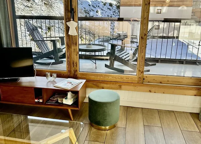 New 4 Pp Design Appartment, In-out, Mountain View * Courchevel