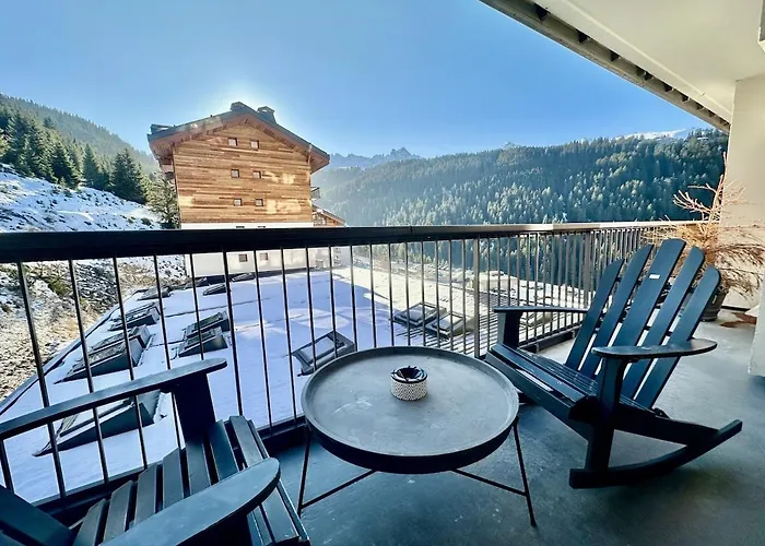New 4 Pp Design Appartment, In-out, Mountain View Apartamento Courchevel
