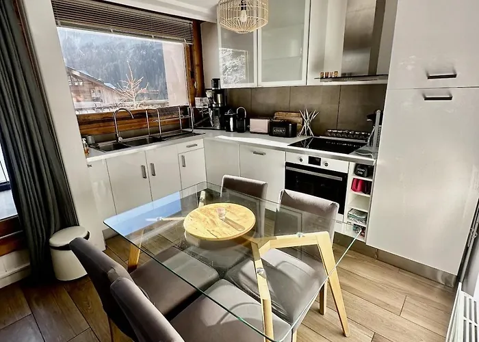 New 4 Pp Design Appartment, In-out, Mountain View Apartamento Courchevel